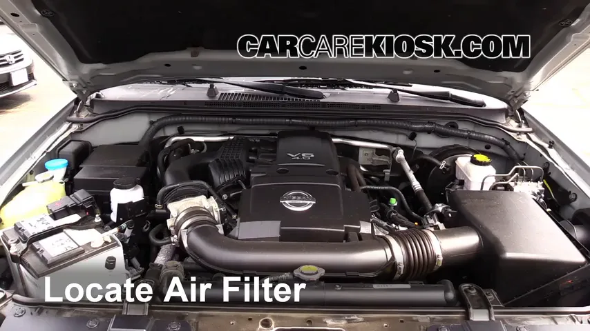 2012 Nissan Frontier SL 4.0L V6 Crew Cab Pickup Filtro de aire (motor) Cambio